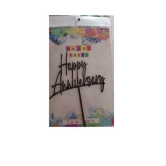 Happy Anniversary Cake topper