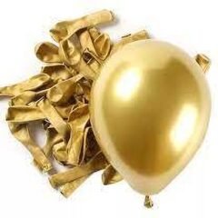 Golden ballons For decorations (Pack of 15)