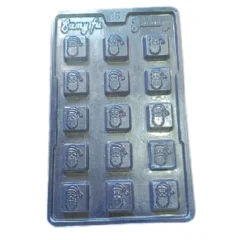 PVC Santa Face Chocolate Mould
