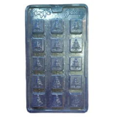 PVC Christmass Tree Chocolate Mould (Pack Of 1)