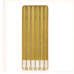 Golden Long Stick Candle (SET OF 6)