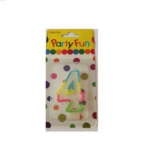 Birthday candle 4 number Candle