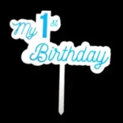 My 1st Birthday Cake Topper