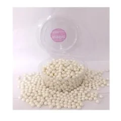 White Balls Sprinkles For Cake Decoration 30G